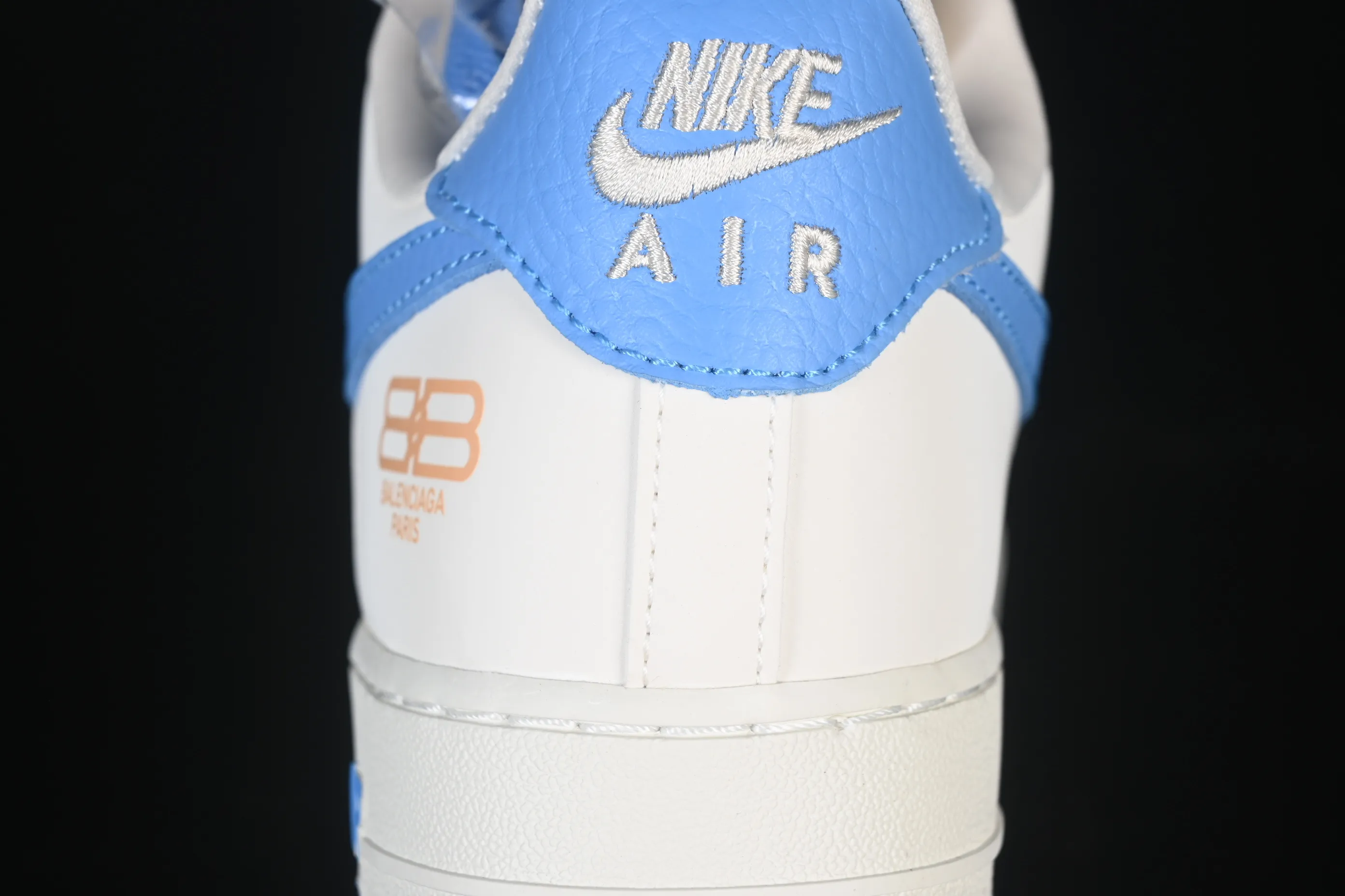 All categories Nk Air Force 1 Air Force series Nk Air Force 1 Low Air Force low-top Nike Air Force 1'07 Low Balenciaga co-branded white blue gold Air Force 1 low-top casual sneakers YF9511-803